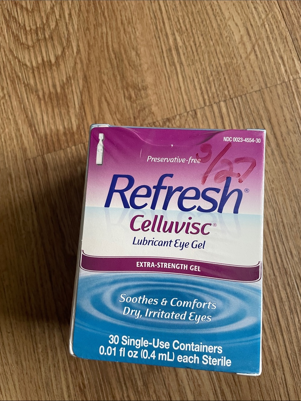 Refresh Celluvisc Lubricant Eye Gel - Purple/Blue/White